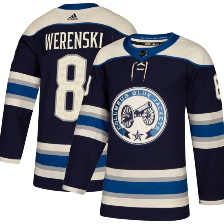 Herren Eishockey Columbus Blue Jackets Trikot Zach Werenski 8 Adidas Alternate 2018-19 Authentic